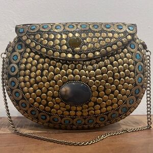 Moroccan pattern unique evening bag